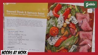 Seared Steak & Spinach Salad with Roasted Red Bell Peppers & Blue Cheese Top Sirloin - Gobble Review by HonestTry TV 16 views 3 months ago 6 minutes, 12 seconds