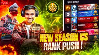 NEW SEASON CS RANK PUSH🥵☠️ FREE FIRE