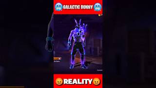 NEW GALACTIC BUNNY BUNDLE REALITY ✅ | BUNNY ASCENSION EVENT 😬 | #shorts #freefire #ffnewevent