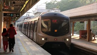 東鐵綫 MLR E90/E23 駛入火炭中間台清客+返回紅磡 (火炭特車)