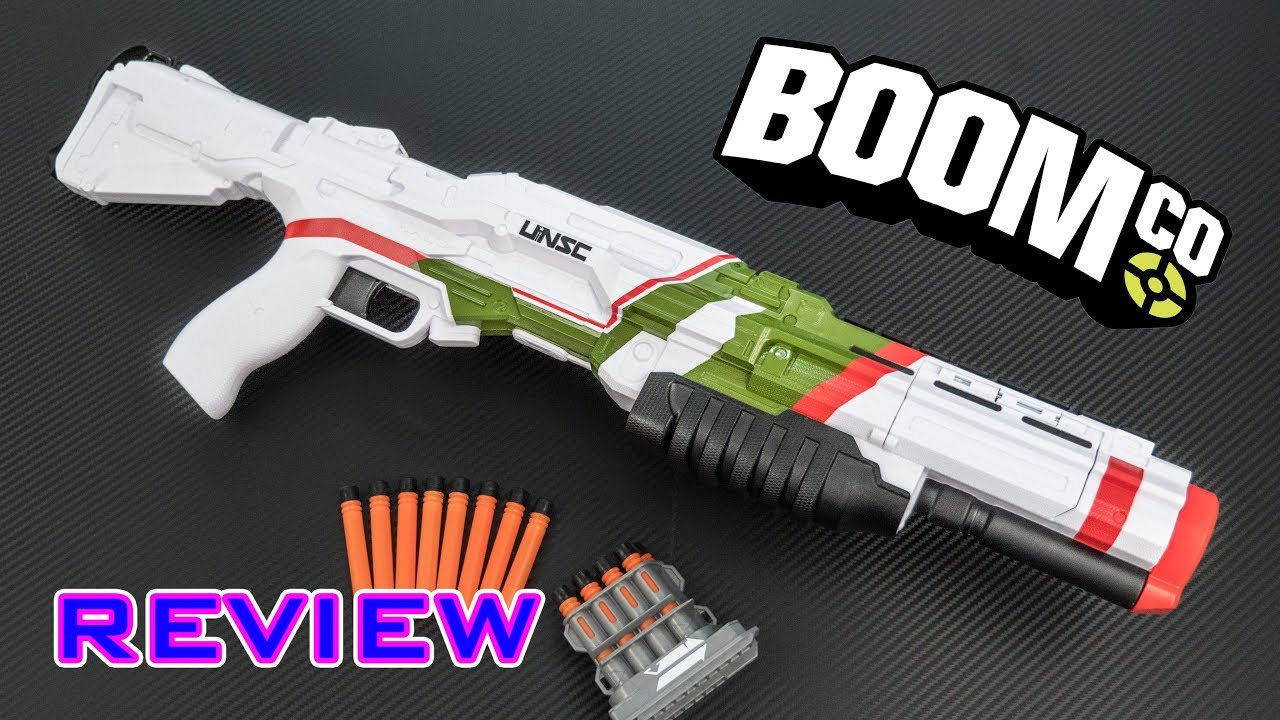 REVIEW] BoomCo Halo UNSC Shotgun | Blaze of Glory Blaster - YouTube