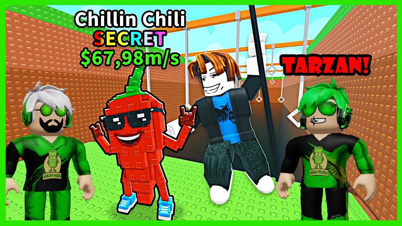 Darlung & Wak Darlung Bergelantungan Seperti Tarzan Untuk Dapat Brainrot Bagus Di Roblox