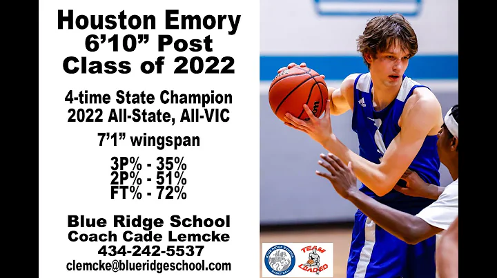 Houston Emory - 2022 Post: Senior Season Clips (21...