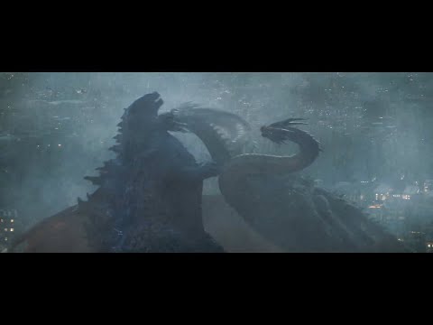 Godzilla vs Ghidorah/Mothra vs Rodan (w/less humans) I Godzilla: King of the Monsters [HD]