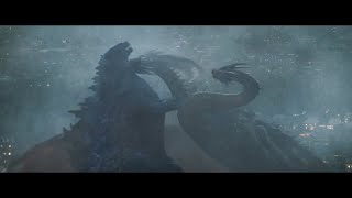 Godzilla vs Ghidorah/Mothra vs Rodan w/less humans I Godzilla: King of the Monsters HD