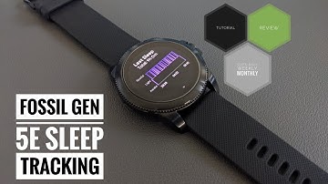 Fossil Gen 5E Sleep Tracking Tutorial, Results & Review (Wear OS)