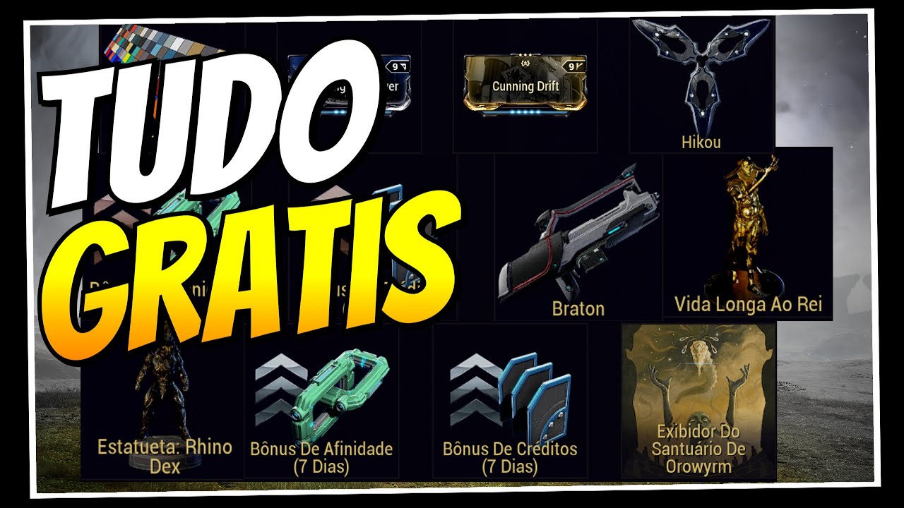 Pegue agora 10 recompensas gratuitas armas cores decora es b nus