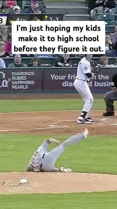 image of When you realize your dad has no idea what he's doing. #baseball #parenting #makeitupasyougo - YouTube