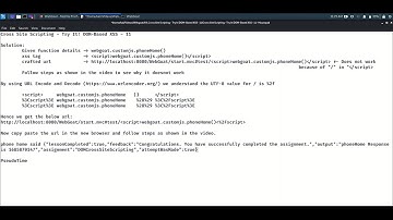WebGoat - Cross Site Scripting - Try It! DOM Based XSS 11