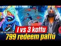 1 v 3 KOTTU 799 REDEEM PATTU | తెలుగు | ಕನ್ನಡ | Chat + gameplay ❤️