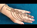 beautiful n unique back hand mehndi design/earbuds mehndi design