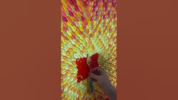 AUTUMN LEAVES 🍁 #abstractart #australianartist #shortsvideo #paletteknifepainting #sydneyartist