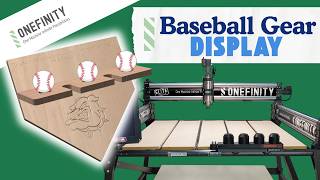 This Custom Baseball Display is Surprisingly Easy to Make! See the Onefinity CNC in action.