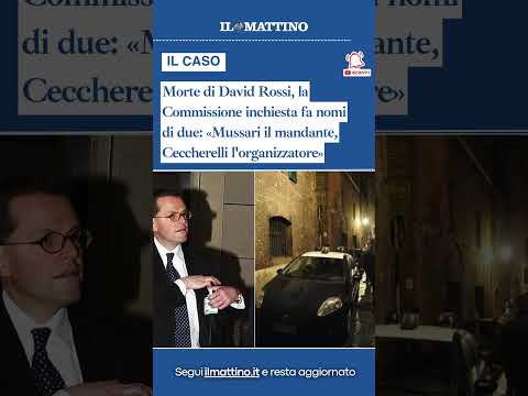 Video David Rossi, la Commissione inchiesta fa nomi: «Mussari il mandante, Ceccherelli l'organizzatore»