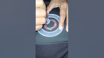 How many rotations did the pen make in total? 😶 #spirograph #art #diy #shorts