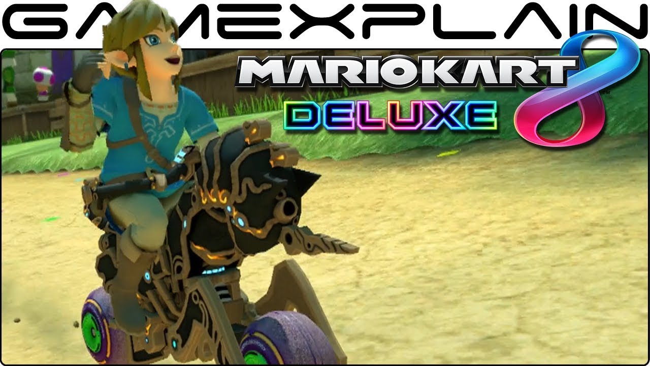 Mario Kart 8 Deluxe - BotW Link & Master Cycle Zero Game & Watch (Nintendo Switch) breath of the wild review