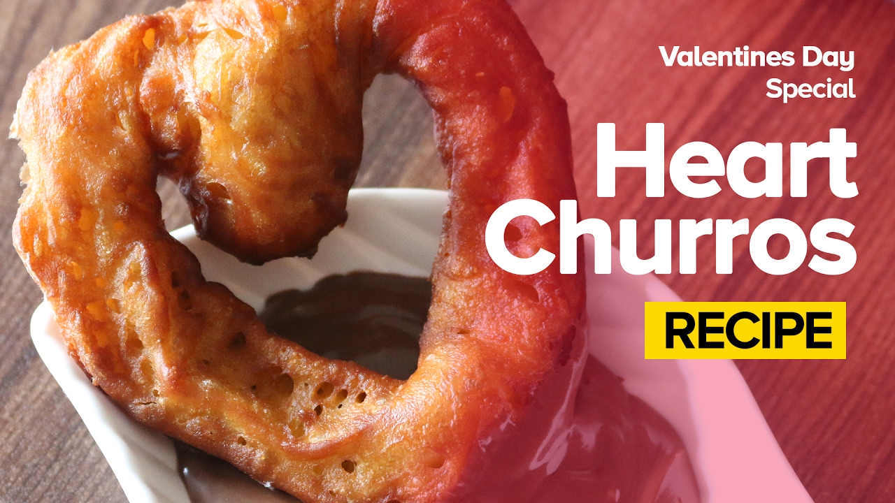recipe video 2019 Valetines Day Special Recipe : Heart Churros