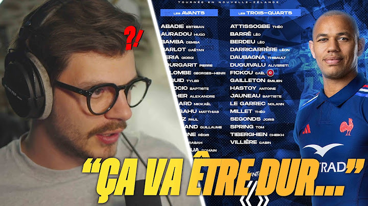 Nogodi parle de la liste du XV de France pour la tournée en Nouvelle-Zélande 🚨🏉