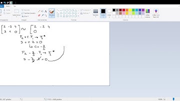 Ejemplo de Operaciones elementales entre filas de una matriz