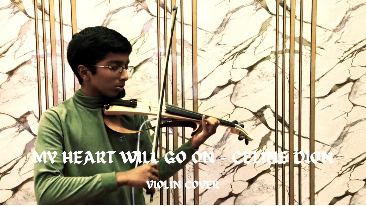 My Heart Will Go On  - Celine Dion | Titanic | Violin Cover | ft. Rishon Yannis