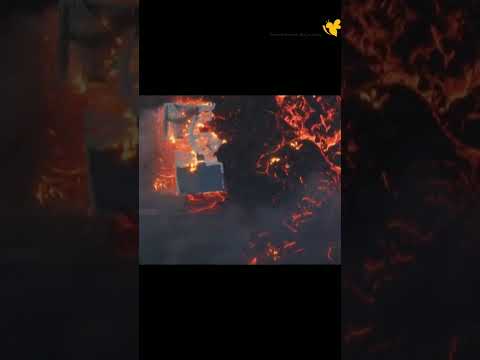 بركان لافاريكيانيس يثورة بشكل مخيف من جديد برس بي