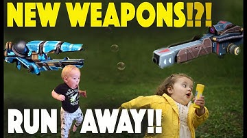 WAR ROBOTS - NEW WEAPONS - CYCLONE, CATACLYSM, & QUARKER, OH MY!!