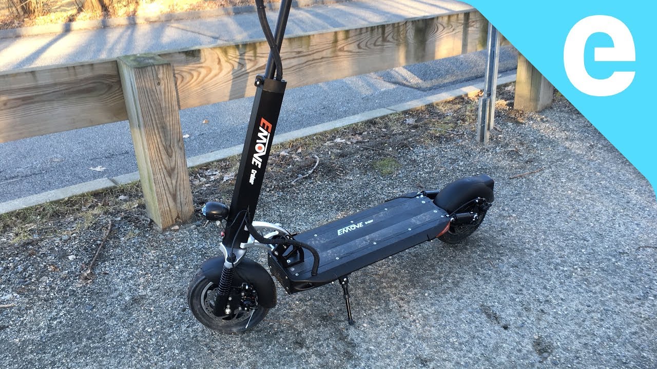 EMove electric scooter review 50 mile range! YouTube