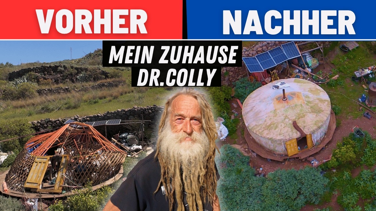 Gran Canaria: Wiederaufbau von Collys Jurte nach dem Sturm