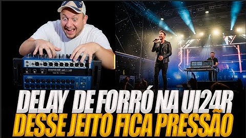 O Segredo do DELAY no Forro com a Soundcraft Ui24R Passo a Passo RÁPIDO