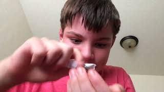 Snorting the white powder (legally)