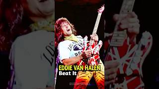 Eddie Van Halen Beat It - Pure Genius #80smusic #shorts #classicrock