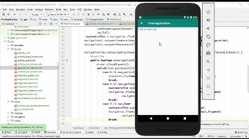 Run Activity as well as Fragment using Navigation Drawer | Open Activity from Fragment | Android