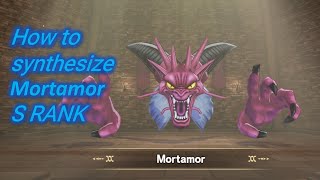 How to synthesize (S Rank) Mortamor  - Skill - Chart - DRAGON QUEST MONSTERS Dark Prince