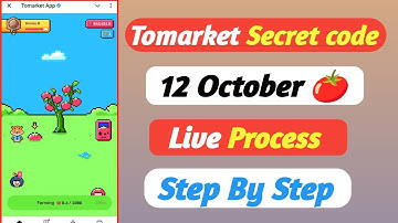 Tomarket Secret Code Today | Tomarket daily mystery code 12 october | ToMarket Daily Secret Code