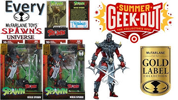 *see newer video* Every McFarlane Toys Spawn Universe Comparison List Action Figures  Page Punchers
