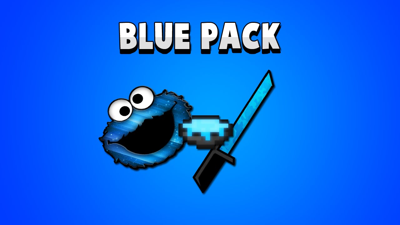 Minecraft PvP Texture Pack Release Blue pack [1.7.10 