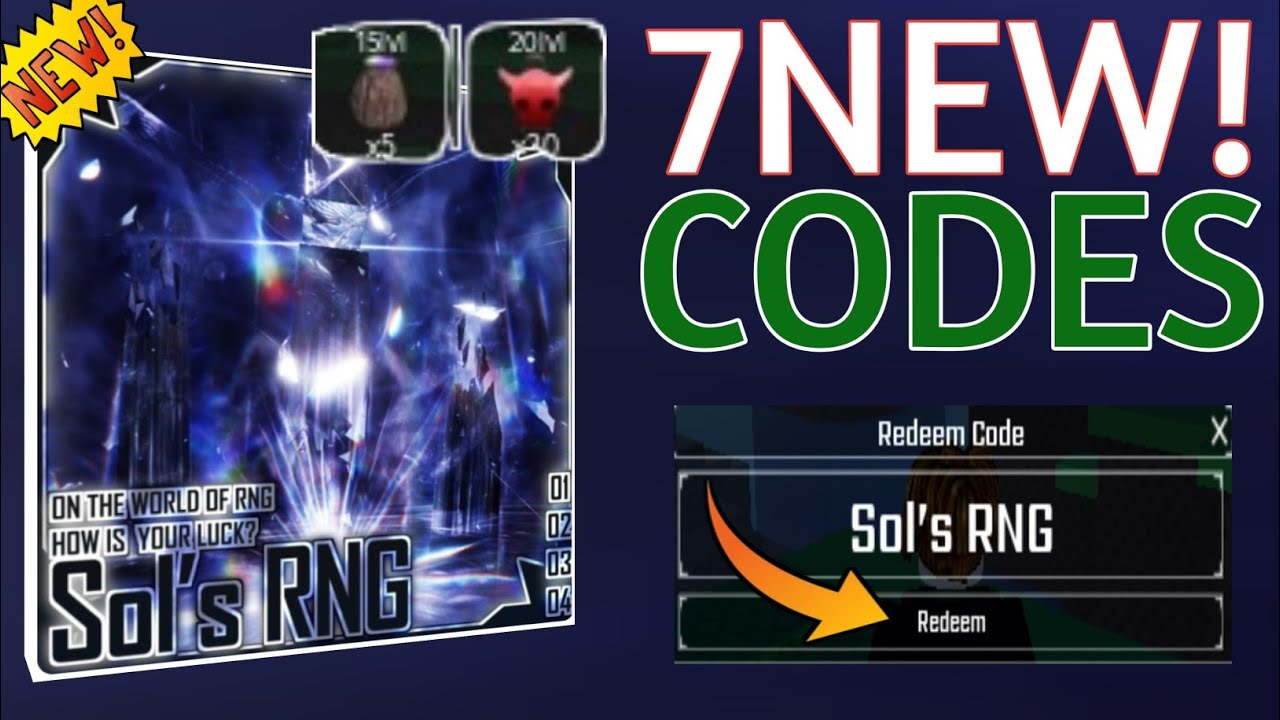 Sol S Rng Code ⚠️ LATEST Launch ⚠️ SOL'S RNG ROBLOX REDEEM CODES JANUARY 2026 - SOLS ...