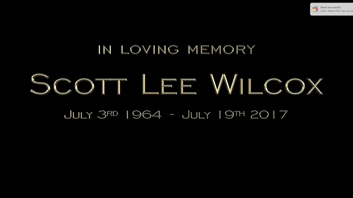 Celebrating Life | Lt. Col. Scott Lee Wilcox Memor...