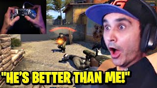 Summit1g Reacts: What 1,000 Hours of CS:GO on CONTROLLER Looks Like