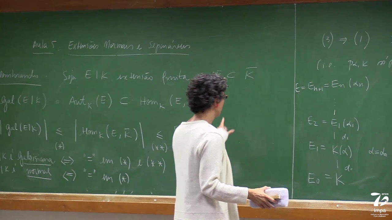 (29/08/2022) -  Mestrado: Álgebra II - Carolina Araujo - Aula 05
