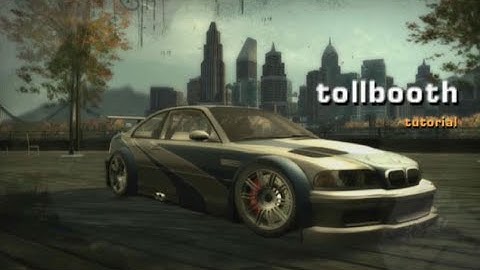 Need for Speed: Most Wanted || Tollbooth Totorial (Intro)