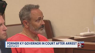 Fmr. KY governor in court after arrest on movie set