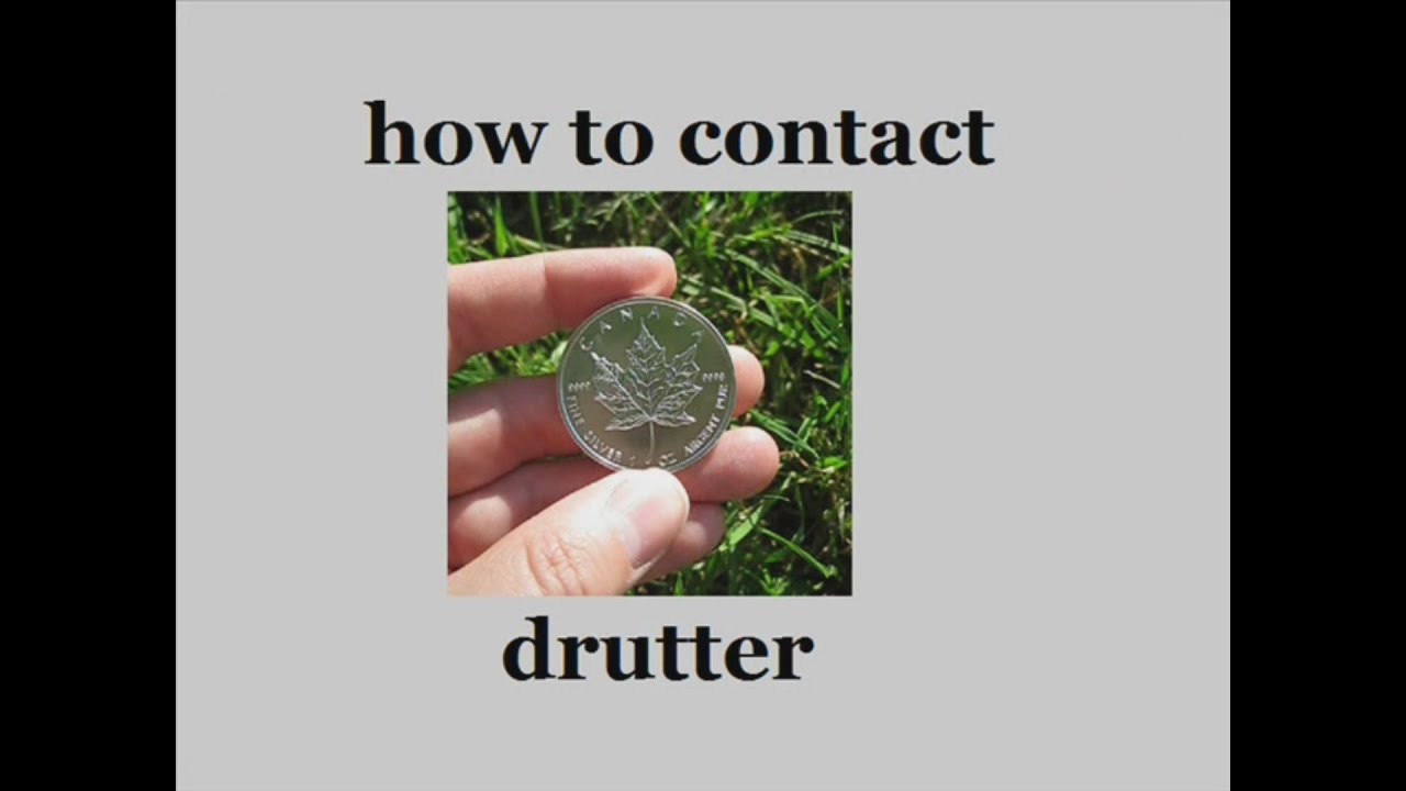 how to contact drutter (outdated)