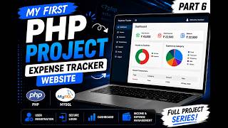 Expense Tracker Project Part 6 | Dashboard Charts & Recent Transactions | PHP MySQL | Hindi