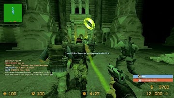 Counter Strike Source Zombie Escape mod online gameplay on LOTR Mines Of Moria