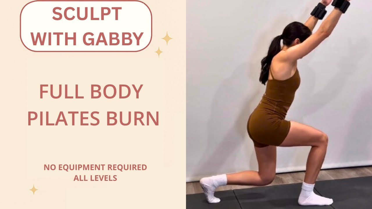 40 Minute Full Body Pilates | Ankle & Wrist Weights Sculpt | Beginner Friendly Pilates Workout