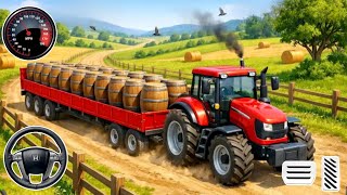 Indian Real Farming Tractor Simulator Big Farm Transport Driving Walkthrough Android Gameplay #345  screenshot 1