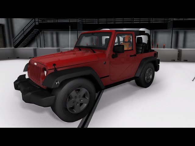 Beamng Drive 2013 Jeep Wrangler Showcase and crash test! - YouTube