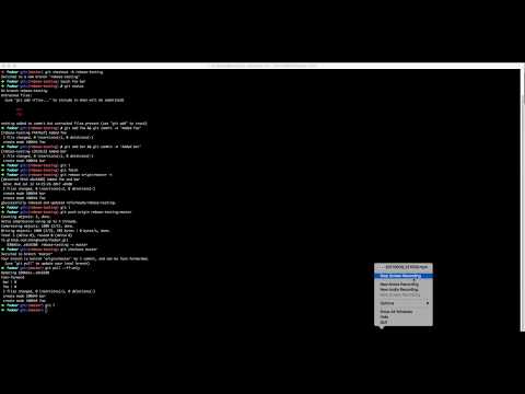 How to rebase and squash git commits