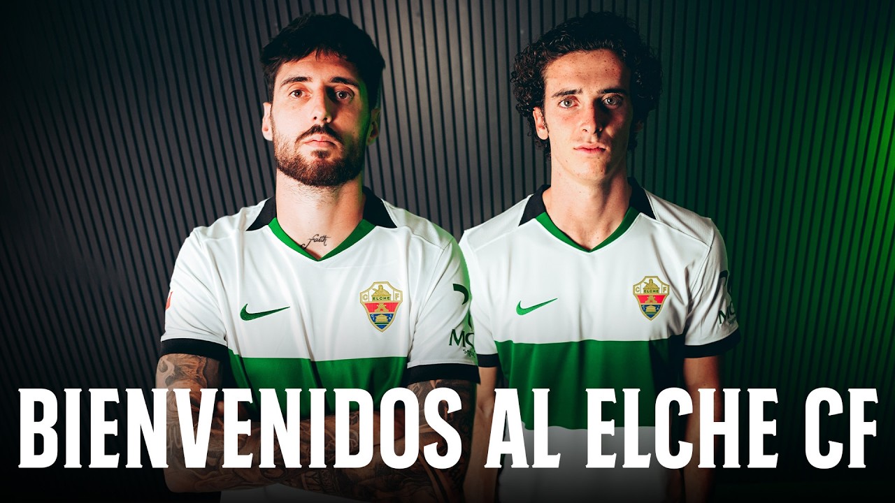 🔴 EN DIRECTO: Presentación oficial de Fer Niño y Javier Morcillo como jugadores del ELCHE CF 🤍💚